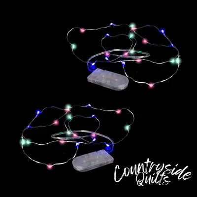 Pixie Lights 20 multicolor wire set 2pk