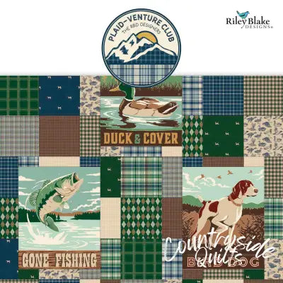 Plaid-Venture Club Fat Quarter Bundle, 27 Pcs.