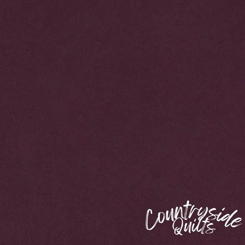 Plumwine Cuddle 3 Extra Wide Solid Minky Fabric Per Yard