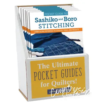 Pocket Guide to Sashiko and Boro Stitching 6-Copy Counter Display
