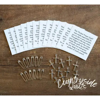 Pocket Prayer Quilt Pack - Silver