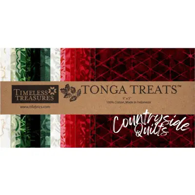 Poinsettia 5in Squares 42pcs/bundle