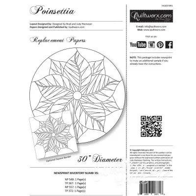 Poinsettia Replacement Papers