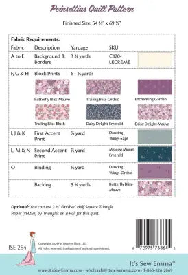 Poinsettias Quilt Pattern 294669