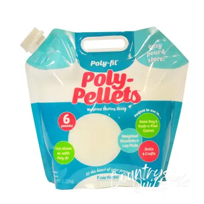 Poly Pellets Weighted Stuffing Beads Easy Pour and Store 6lb Bag