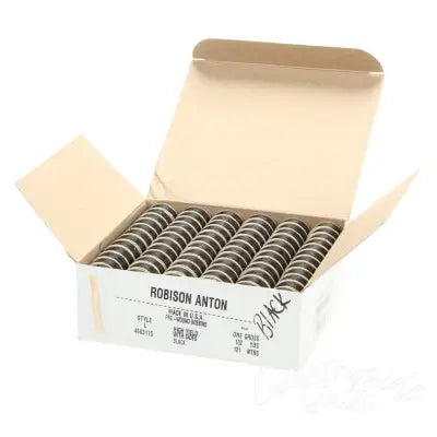 Polyester L Style Prewound Bobbin 144ct Black