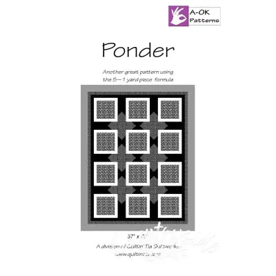 Ponder - A-OK 5 Yard Quilt Pattern