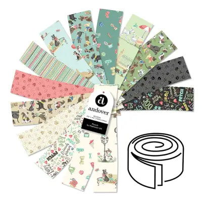 Pooch - 2.5 Inch Strip Roll - 40 Cuts Each