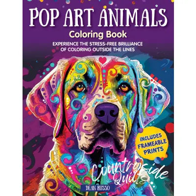 Pop Art Animals Coloring Book