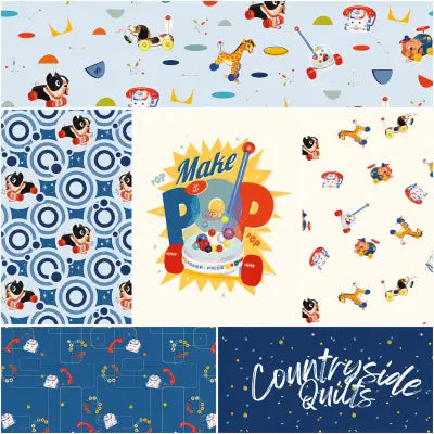 Pop 'n Play 1 Yard Bundle Sky, 6pcs/bundle