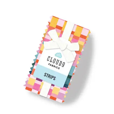 Pop and Plaids Strips organic cotton