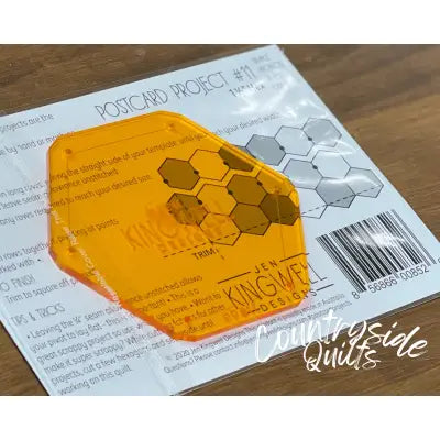 Postcard Project No 11 - 1 1/2in Hex