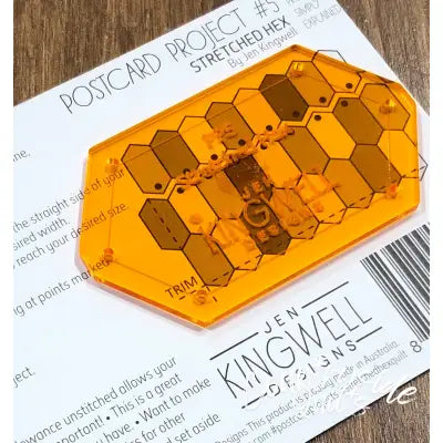 Postcard Project No. 5 - Stretched Hex