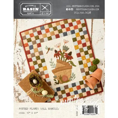 Potted Plants Wall Hanging