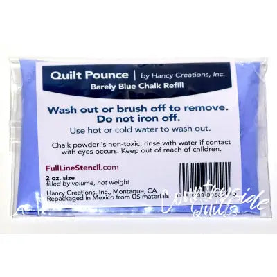 Pounce Pad Chalk Powder Refill Barely Blue