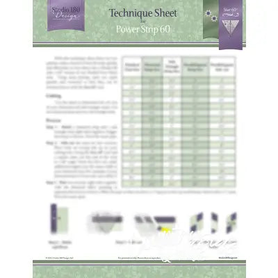 Power Strip 60 Technique Shet