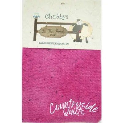 Prairie Pink Wool Chubbys 16in Square On Heather