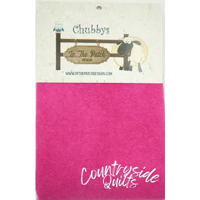 Prairie Pink Wool Chubbys 16in Square Solid