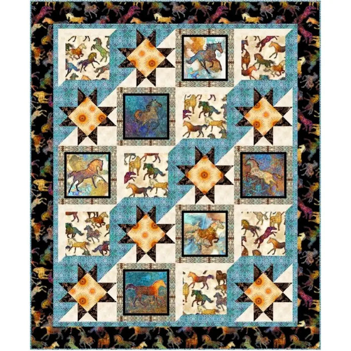 Prancing Stars - DIGITAL Quilt Pattern prancingstar