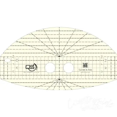 Precision Machine Quilting Ruler Curves & Arcs