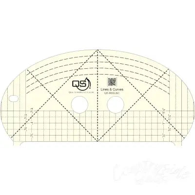Precision Machine Quilting Ruler: Lines & Curves