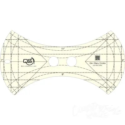 Precision Machine Quilting Ruler: Sew Many Circles