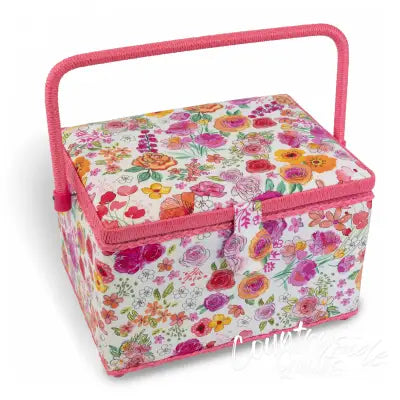 Premium Sewing Set Orange Floral