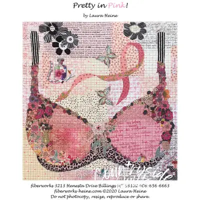 Pretty In Pink Collage Pattern by Laura Heine