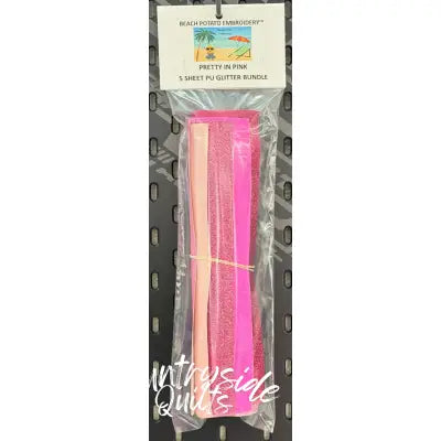 Pretty In Pink Glitter Sheet Bundle 5pk