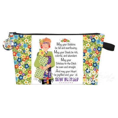Printed Pouch Quilter's Blessing
