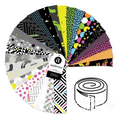 Prismatic 2.5 Inch Strip Roll 40 Cuts Each