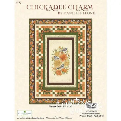 Project Sheet Chickadee Charm 12 per package, 1 pack per store