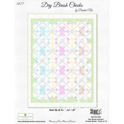 Project Sheet Dry Brush Checks 12 per package, 1 pack per store