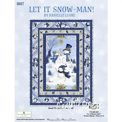 Project Sheet Let It Snow-Man 12/pack