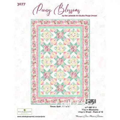 Project Sheet Peony Blossoms 12 per package, 1 pack per store