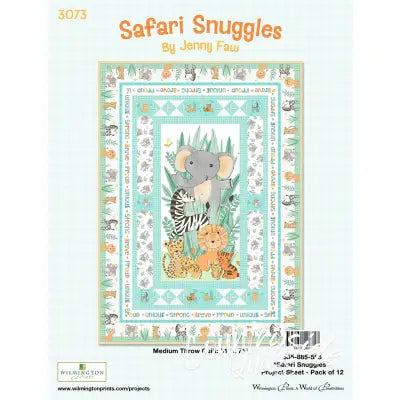 Project Sheet Safari Snuggles 12 per package, 1 pack per store