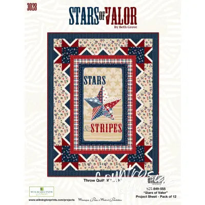 Project Sheet Stars of Valor 12 per package, 1 pack per store