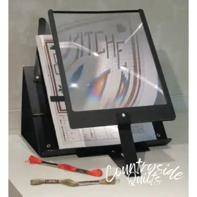 PROP-IT Needlework Pattern Holder with Hands Free Page Magnifier