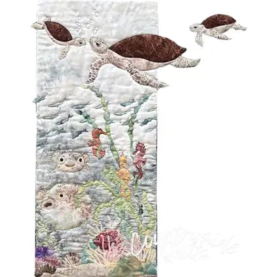 Pufferfish & Sea Turtles Applique Pattern