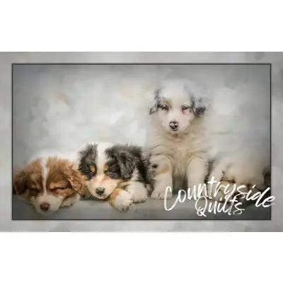 Puppy Cuteness Overload Panel 20in x 13.5in