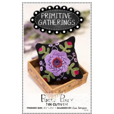Purple Posey Pincushion
