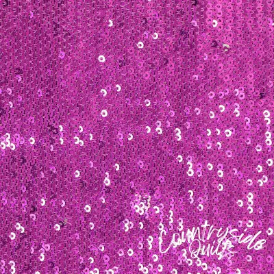 Purple Sequins 1/2yd
