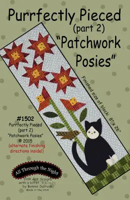 Purrfectly Pieced 2 Patchwork Posies