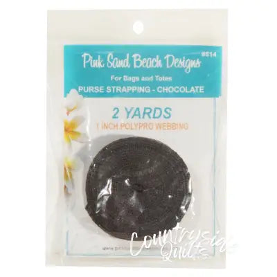 Purse Strapping 1in x 2 yds Chocolate