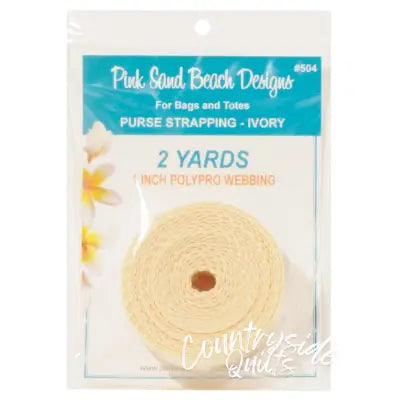 Purse Strapping 1in x 2 yds - Ivory
