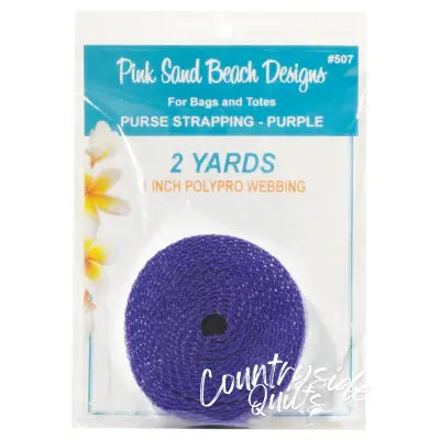 Purse Strapping 1in x 2 yds - Purple