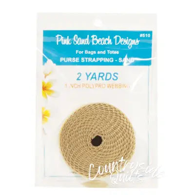 Purse Strapping 1in x 2 yds - Sand