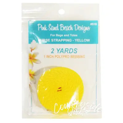 Purse Strapping 1in x 2 yds Yellow