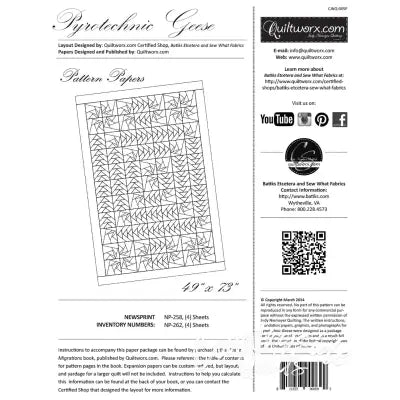 Pyrotechnic Geese Foundation Paper Packs