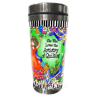 Quilt Artistry Stainless Steel Tumbler